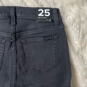 Joe’s black high rise flare stretch Jean